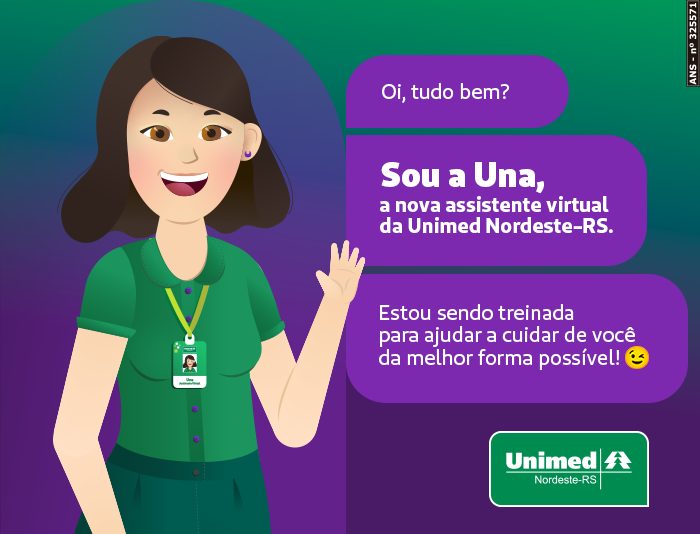 Conheça a Una, nossa nova assistente virtual!