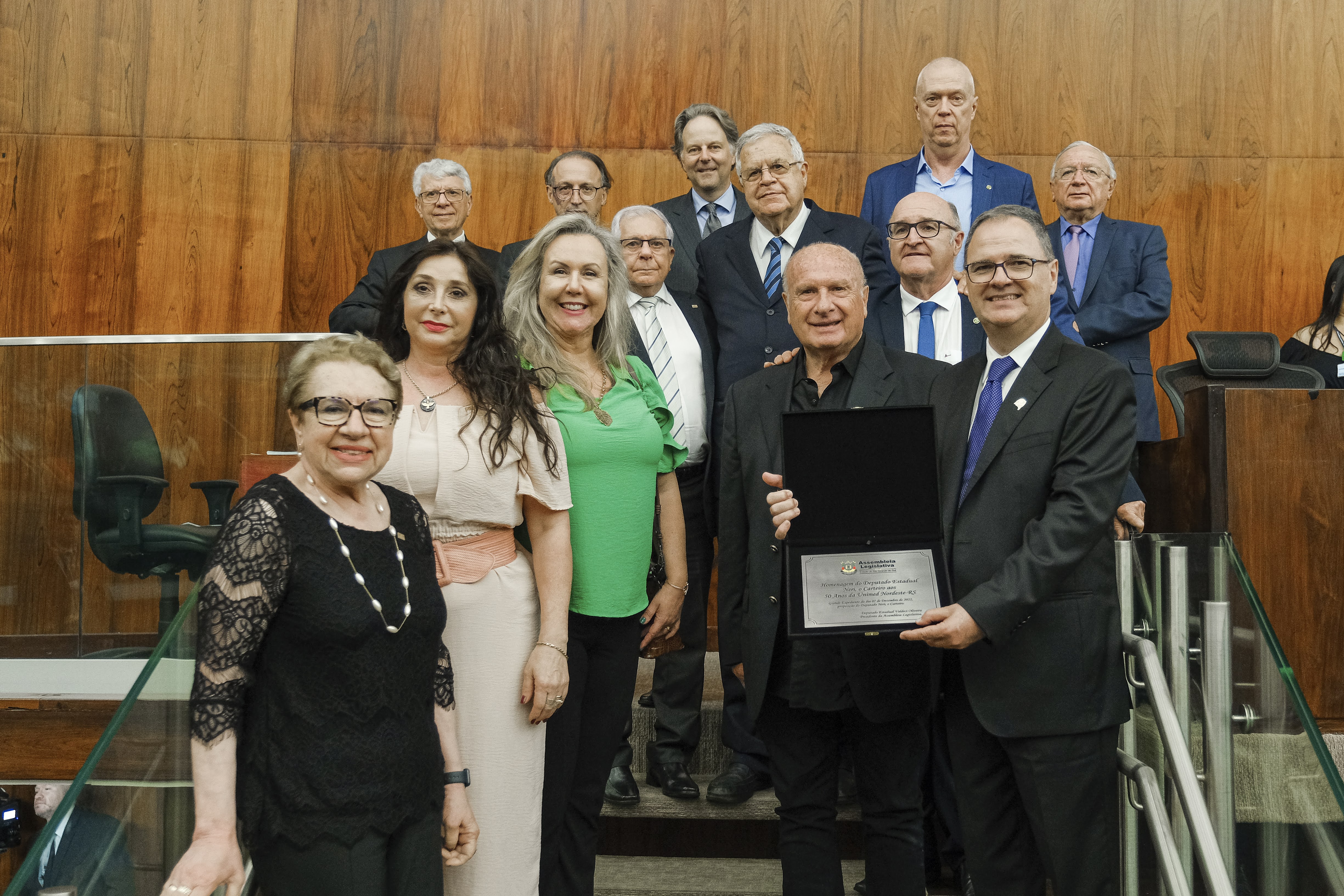 Unimed Nordeste-RS é homenageada pelos seus 50 anos com Grande Expediente de Sessão Plenária da Assembleia Legislativa, em Porto Alegre