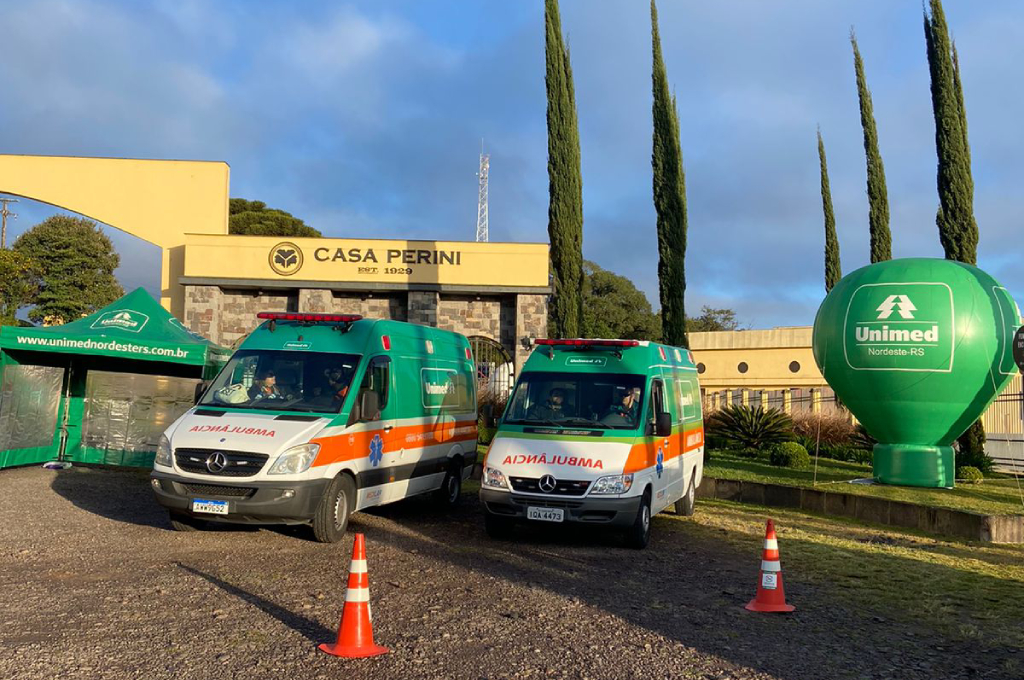 Unimed Nordeste-RS marca presença na VinoRun do último domingo (9)