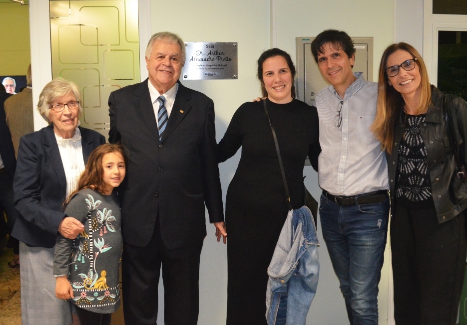 Inaugurada Sala Dr. Arthur Alexandre Pretto, homenagem ao ex-presidente e um dos fundadores da Unimed Nordeste-RS